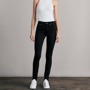 Rag and Bone Mid Rise Skinny Jeans